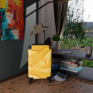 MOODUBLES Joy & Happiness Yellow Small Suitcase