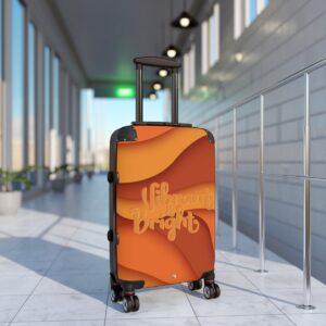 MOODUBLES Vibrant & Bright Orange Small Suitcase