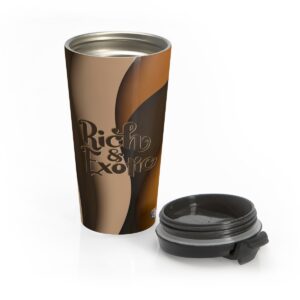 MOODUBLES Rich & Exotic Brown Stainless Steel Travel Mug