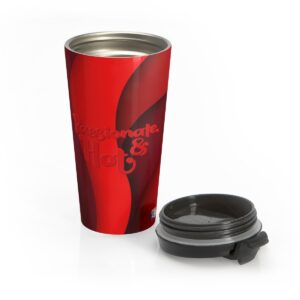 MOODUBLES Passionate & Hot Red Stainless Steel Travel Mug