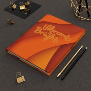 MOODUBLES Vibrant & Bright Orange Hardcover Journal Matte