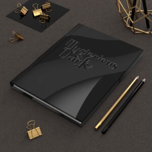 MOODUBLES Mysterious & Dark Black Hardcover Journal Matte