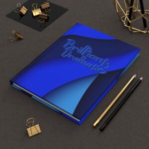 MOODUBLES Brilliant & Dramatic Blue Hardcover Journal Matte