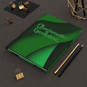 MOODUBLES Charismatic & Genuine Green Hardcover Journal Matte