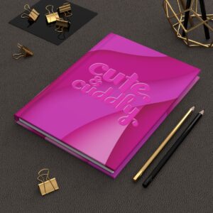 MOODUBLES Cute & Cuddly Pink Hardcover Journal Matte