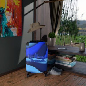 MOODUBLES Brilliant & Dramatic Blue Small Suitcase