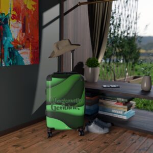 MOODUBLES Charismatic & Genuine Green Small Suitcase