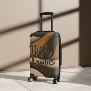 MOODUBLES Rich & Exotic Brown Small Suitcase