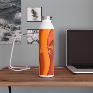 MOODUBLES Vibrant & Bright Orange Slim Water Bottle