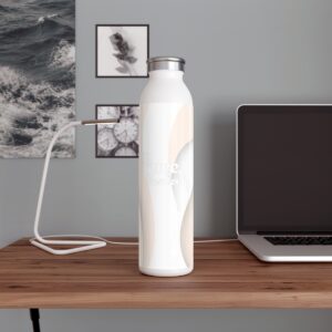 MOODUBLES Pure & Heavenly White Slim Water Bottle