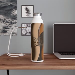 MOODUBLES Rich & Exotic Brown Slim Water Bottle