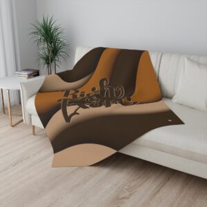 MOODUBLES Rich & Exotic Brown Sherpa Blanket 50x60