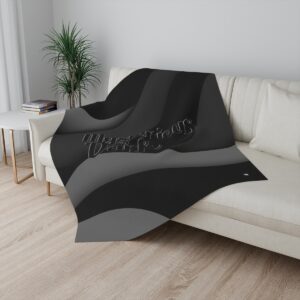 MOODUBLES Mysterious & Dark Sherpa Blanket 50x60