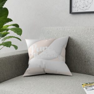 MOODUBLES Pure & Heavenly White Broadcloth Pillow 16x16