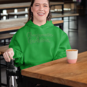 MOODUBLES Charismatic & Genuine Green Hoodie Unisex