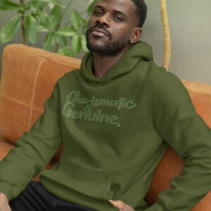 MOODUBLES Charismatic & Genuine Military Green Hoodie Unisex