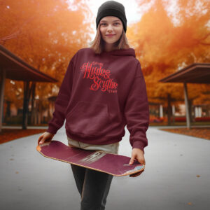 MOODUBLES Hyde & Scythe Burgundy Unisex Heavy Blend™ Hooded Sweatshirt
