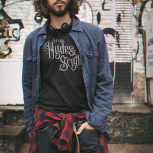 MOODUBLES Hyde & Scythe Black Unisex Heavy Cotton Short Sleeve Tee