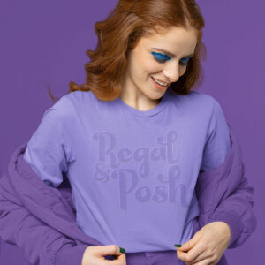 MOODUBLES Regal & Post Light Purple Long Sleeve T-Shirt
