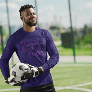 MOODUBLES Regal & Posh Dark Purple Long Sleeve Tee