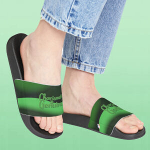 MOODUBLES Charismatic & Genuine Green Women's Sized Slide Sandals