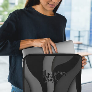 MOODUBLES Mysterious & Dark Black 13" Laptop Sleeve