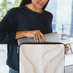 MOODUBLES Pure & Heavenly White 13" Laptop Sleeve