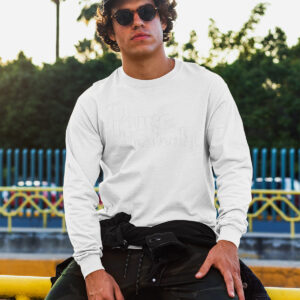 MOODUBLES Pure & Heavenly White Long Sleeve Tee T-shirt