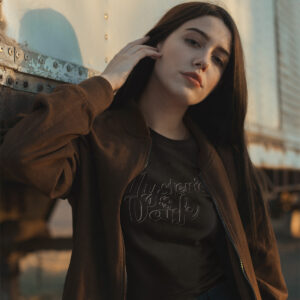 MOODUBLES Mysterious & Dark Black T-shirt Short Sleeves