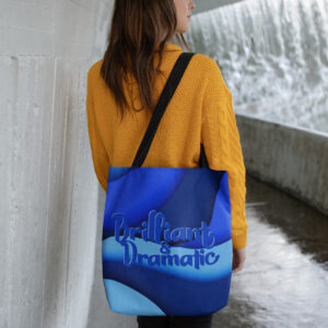MOODUBLES Brilliant & Dramatic Blue Tote Bag