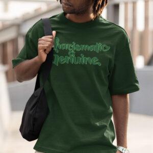 MOODUBLES Charismatic & Genuine Dark Green T-shirt Short Sleeve