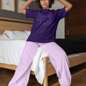 MOODUBLES Regal & Posh Purple T-shirt Short Sleeves