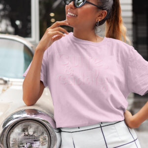 MOODUBLES Cute & Cuddly Pink T-shirt Short Sleeves